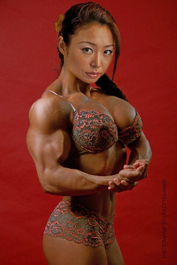 Petite muscular girl